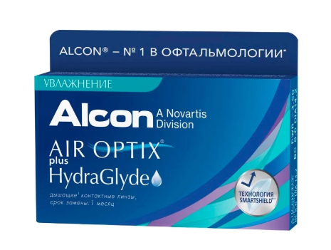 Air optix plus hydraglyde (3 линзы)