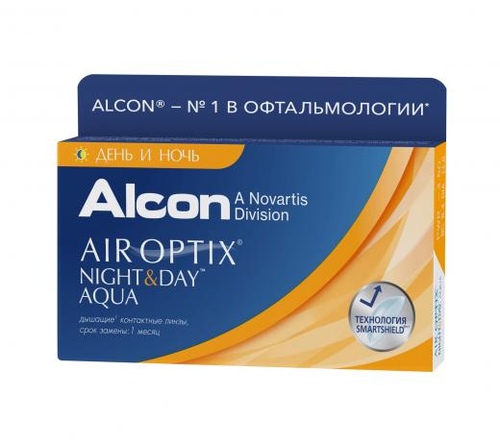 Air optix night & day aqua (3 линзы)